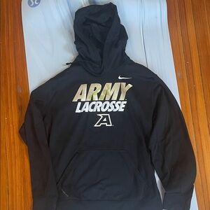 Nike Black Army Lacrosse Hoodie